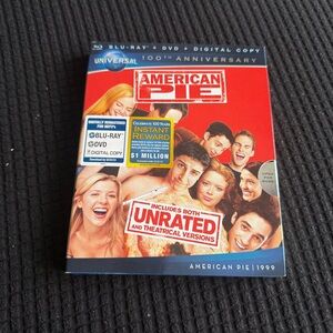 Universal Blu-ray DVD Combo Pack with Blue and White Design